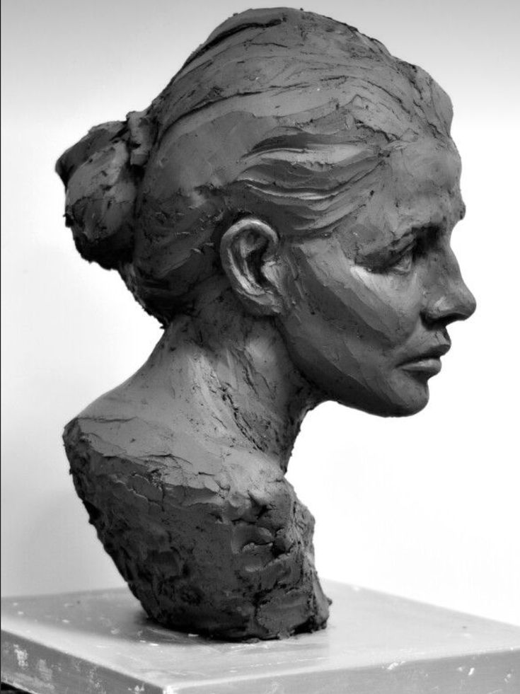 sculpture bust of a woman